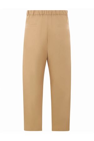 Pantaloni in cotone beige JIL SANDER | J47KA0255J45039218